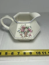 Vintage F.C. Co. Martha Washington China Creamer Pot W/ Spout Floral Rose