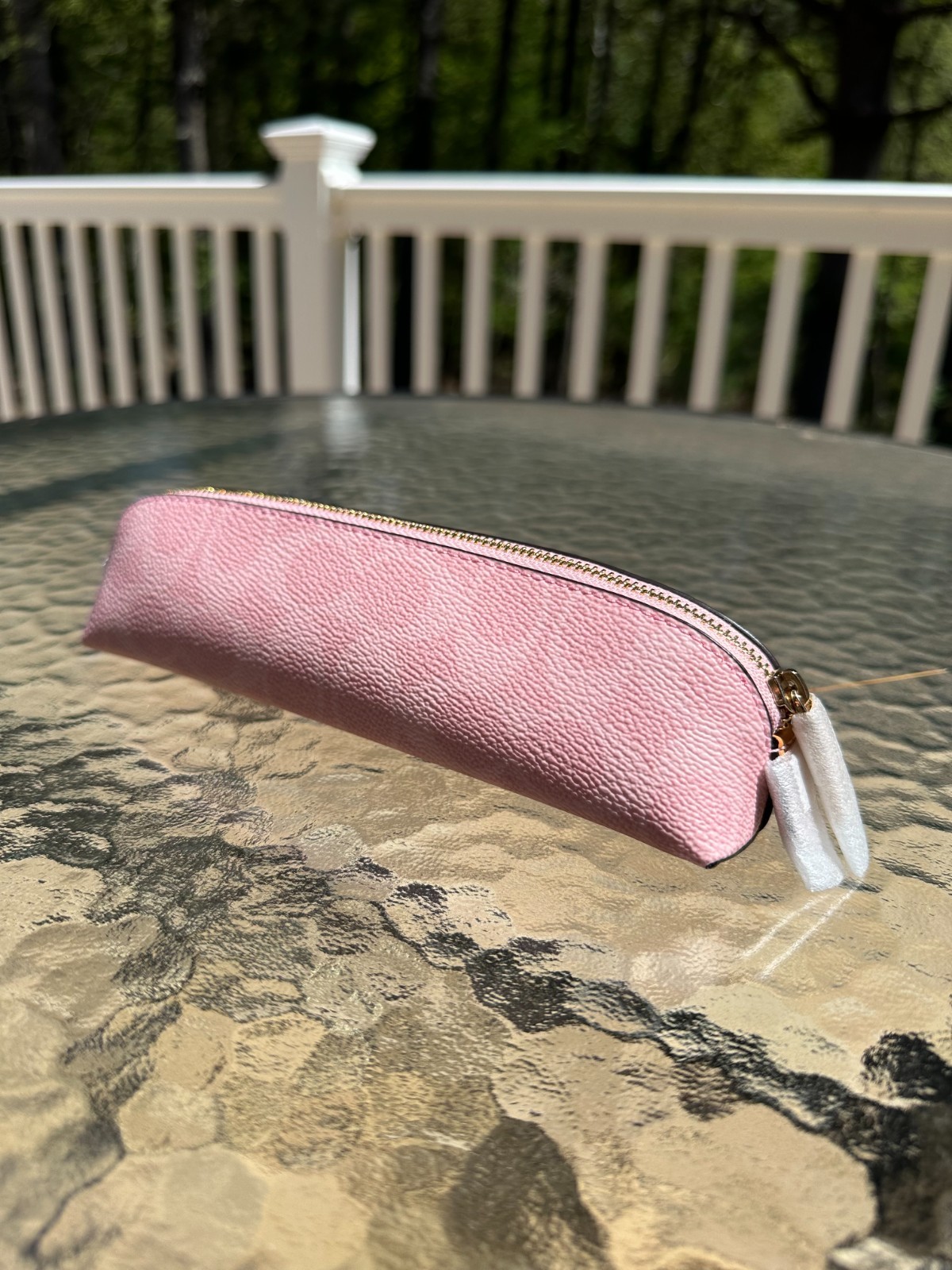 Case Signature Print Cea52 Leather Powder Pink💎🎄