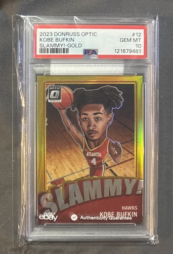Kobe Bufkin  [Gold] #12 2023 Donruss Optic Slammy card
