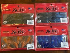 (Lot of 4) XCITE Raptor Tail Jr. and Raptor Tail Chunk High Float Lots of Colors