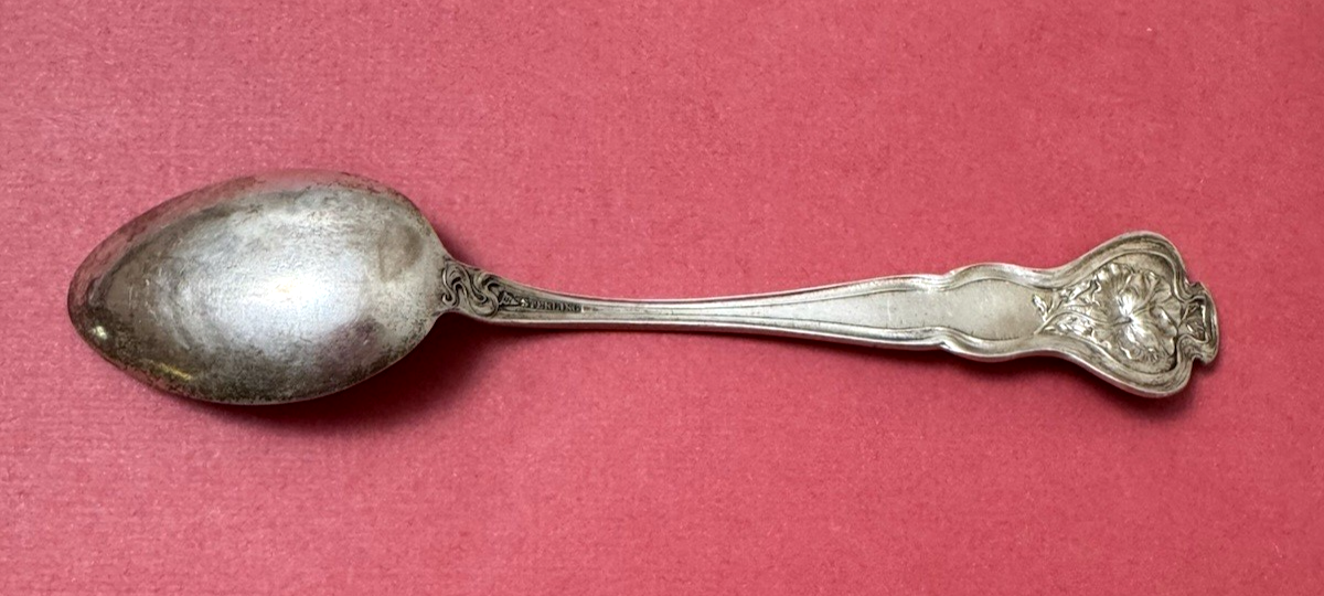 Watson Spoons 100th Anniversary 記念スプーン Watson Sterling Souvenir Spoon POPPY Floral Series State Capitol