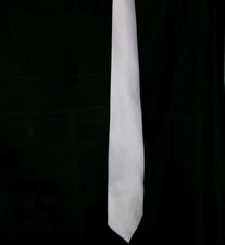 Steven Harris Hand Made Solid White Men's Neck Tie Necktie Halloween