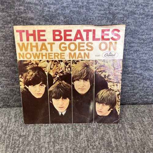 THE BEATLES Nowhere Man / What Goes On 5587 7" 45rpm Vinyl CAPITOL PICTURE SLV