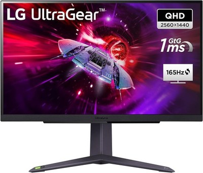 LG Electronics 27GS75QX-B.AEU Ultragear  QHD Gaming IPS-Monitor 27''180 Hz, HDR10
