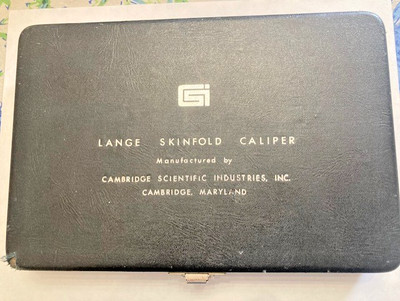 Lange Skinfold Caliper for Measuring Percent Body Fat. 