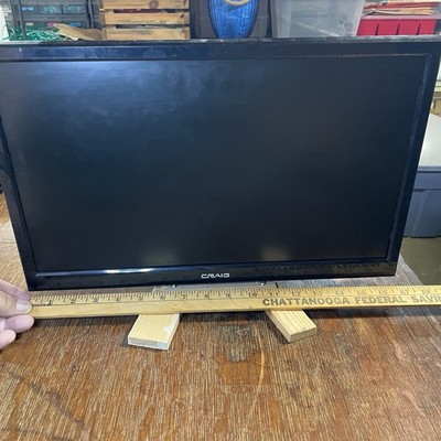 Craig CLC504E 19 inch 720p HD LED TV w/ Remote & Power Cube- Not Working