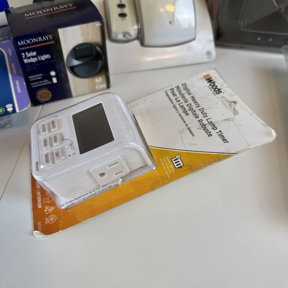 Juego de 11 Piezas - Temporizador de Lámpara Digital, Interruptor de Control Remoto, Proyector, Temporizadores Nuevo Foto 3 de 4