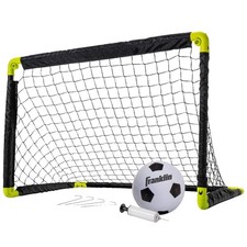 Sports Kids Mini Soccer Goal Set - Backyard/Indoor Net Ball Set with Pump