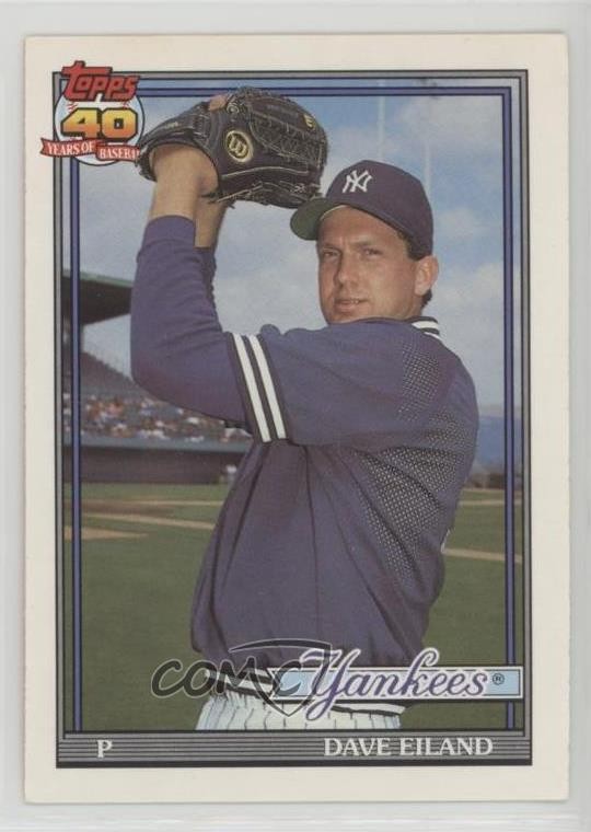 1991 O-Pee-Chee Dave Eiland #611 0b43