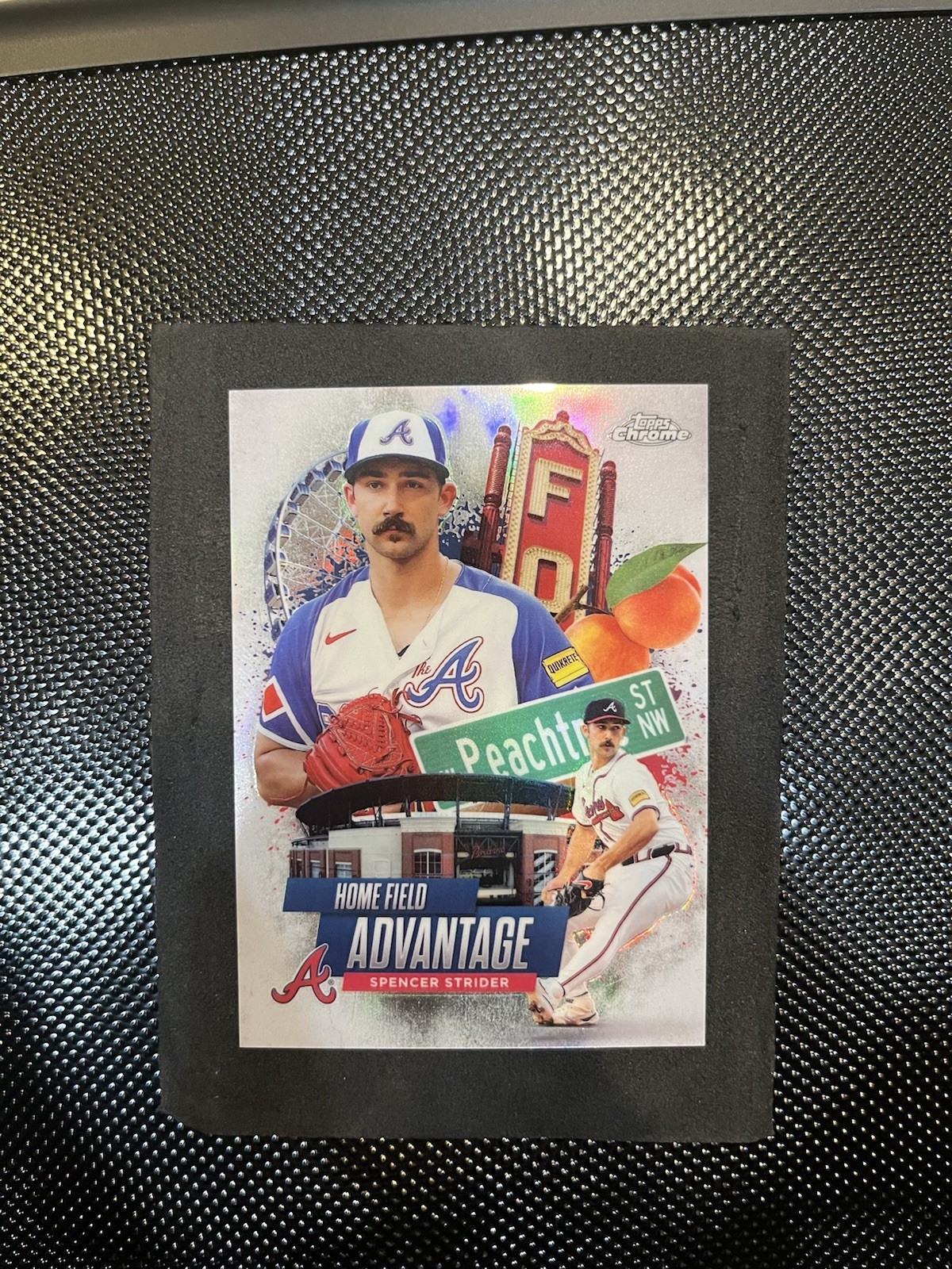 2025 Topps Chrome #HA-23 Spencer Strider Home Field Advantage Case Hit SP Braves