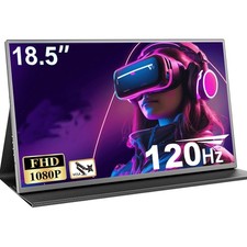 120Hz Gaming Monitor 18.5 Inch 1920 * 1080 Freesync Display with Leather Case