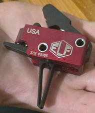 Elf Elftmann Adjustable Competition 2-4lbs Trigger No Knob Legacy Easy Adjust