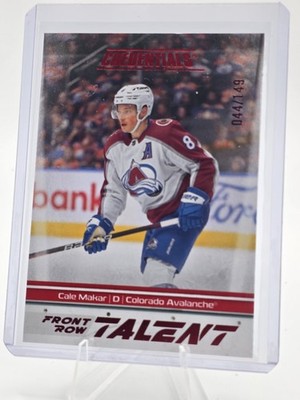 2024-25 Upper Deck Credentials Front Row Talent Red 44/149 Cale Makar