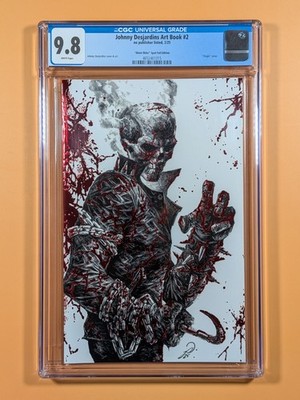   Johnny Desjardins Artist Sketchbook #2 Ghost Rider Spot Foil Virgin Edition!
