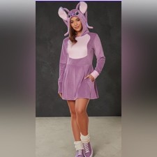 Disney Lilo  Stitch Angel Costume Adult Spirit Haloween Experiment 624 Pink NEW