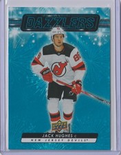 2023-24 Upper Deck Dazzlers Blue Jack Hughes #DZ-137 New Jersey Devils
