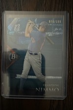 2014 Bowman Platinum - Chrome Prospects Brandon Nimmo #BPCP66 Sapphire /199 (RC)