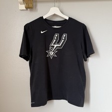 Youth San Antonio Spurs Nike Black City Edition Logo T-Shirt Youth XL 18/20