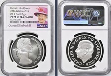 2026 UK S5£ QEII PORTRAIT OF A QUEEN NGC PF70 UC FIRST EFFIGY WITH ALL OGP