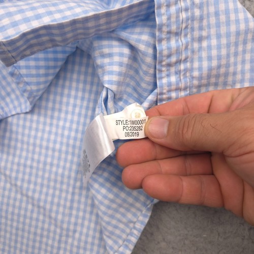 Vineyard Vines Button Down Shirt Mens XS Blue Gingham Classic Fit Long Sleeve - Picture 10 of 12