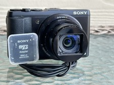 SONY G Cyber Shot DSC-HX50V 20.4MP Digital Camera  WORKING READ  