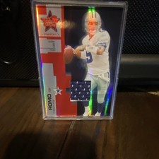 Donruss 2007 Leaf Rookies & Stars Tony Romo #9 Cowboys Ruby MEM /250