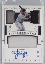 2018 Panini National Treasures 53/99 Francisco Mejia #PCS-FM Auto oh4