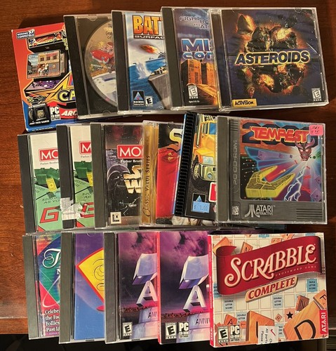 Lot 16 Hasbro & Atari Monopoly Tempest Battleship PC CD Rom Game Windows 95 - Picture 5 of 20