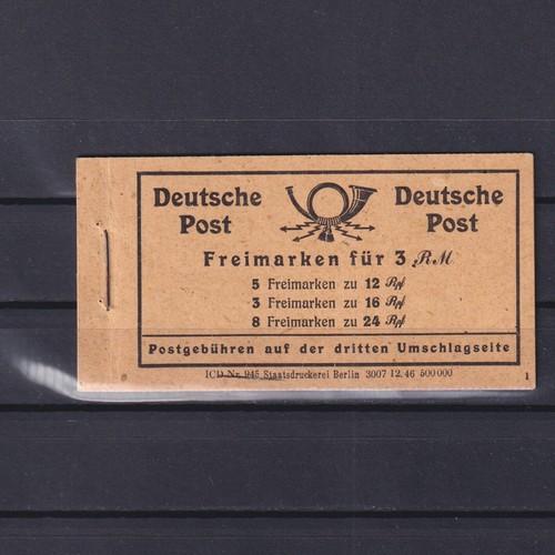 GERMANY 1946, Mi# MH50, CV €60, Allied occupation, Booklet, MNH