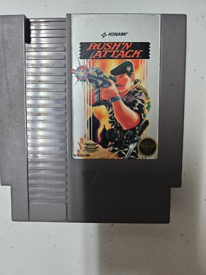 Rush'N Attack 5-Screw (Nintendo NES, 1987) Authentic And Tested FAST SHIPPING