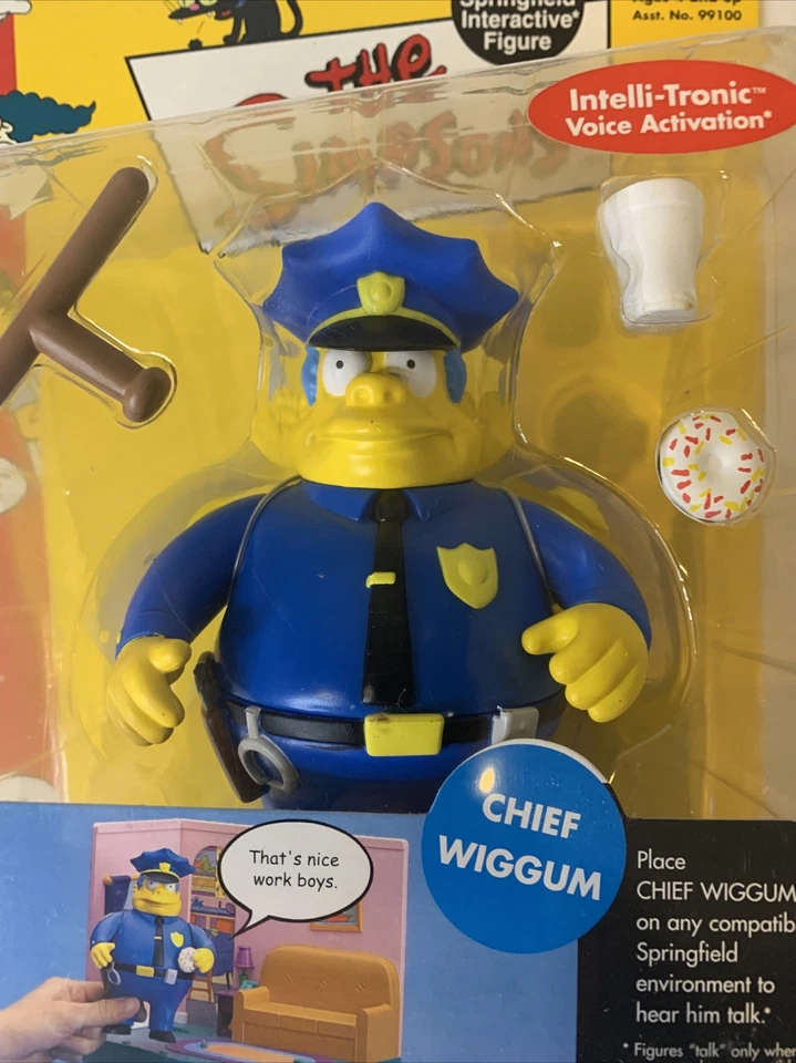 Jefe de Los Simpson Clancy Wiggum Playmates World of Springfield Playmantes NUEVO Foto 2 de 4