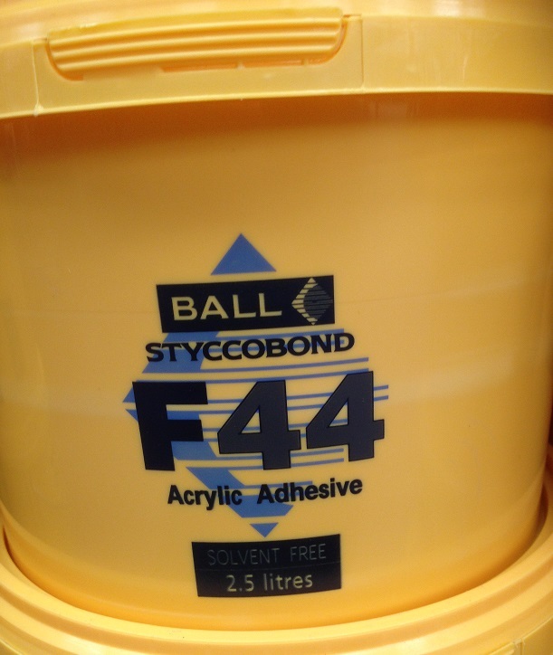 F.Ball Styccobond Vinyl F44 Flooring Adhesive 2.5 Litres / Solvent Free Acrylic eBay