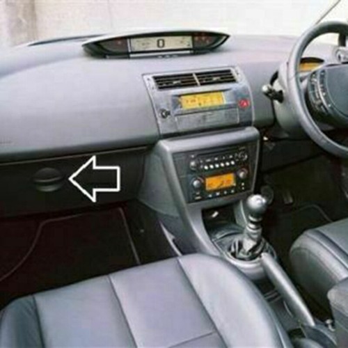 Fit For Citroen C4 2004-10 Glove Box Lid Handle + Spring Replacement Repair Kit - Picture 3 of 11