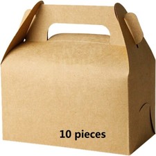 10 Pack Paper Gift Boxes for Kid Birthday Party Wedding Christmas 20cm 15cm 8cm
