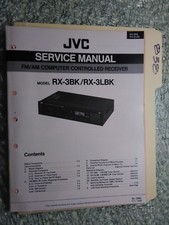 JVC RX-3 LB BK service manual original repair book stereo receiver tuner radio