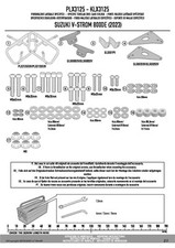 Kappa KLX3125 Portavaligie Laterali Monokey Suzuki V-Strom 800DE E SE Roma Moto