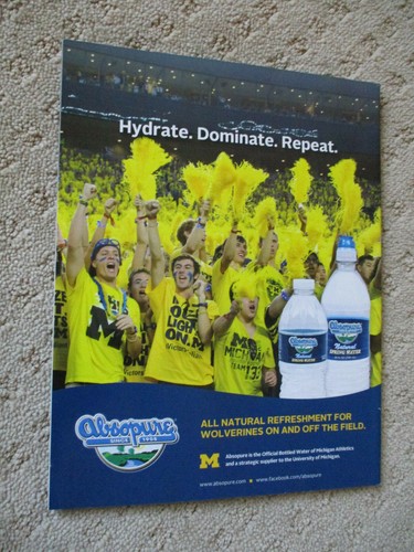 2014 UNIVERSITY of MICHIGAN vs MIAMI FOOTBALL PROGRAM * - Picture 2 of 2