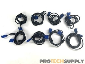 (Lot of 8) VGA Male to VGA Male Cable with WARRANTY