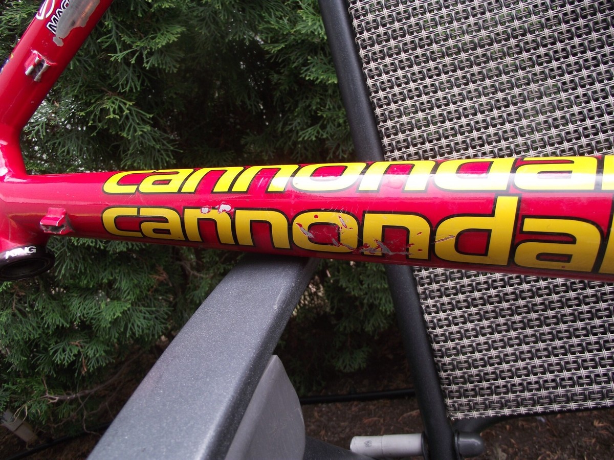 Cannondale CAAD4 Saeco frame 59CM bike bicycle red Chris