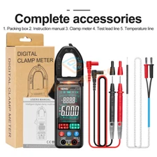 ANENG ST212 Digital Handheld Multimeter Tester AC DC Volt Ohm Amp Clamp Meter