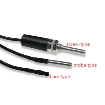1pcs DS18B20 Original Digital Stainless Steel Thread  Water temperature sensor