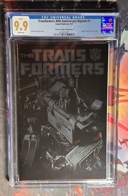 TRANSFORMERS 40th Anniversary Reprint #1 Dell'Otto Carnivore CGC 9.9 LTD 500