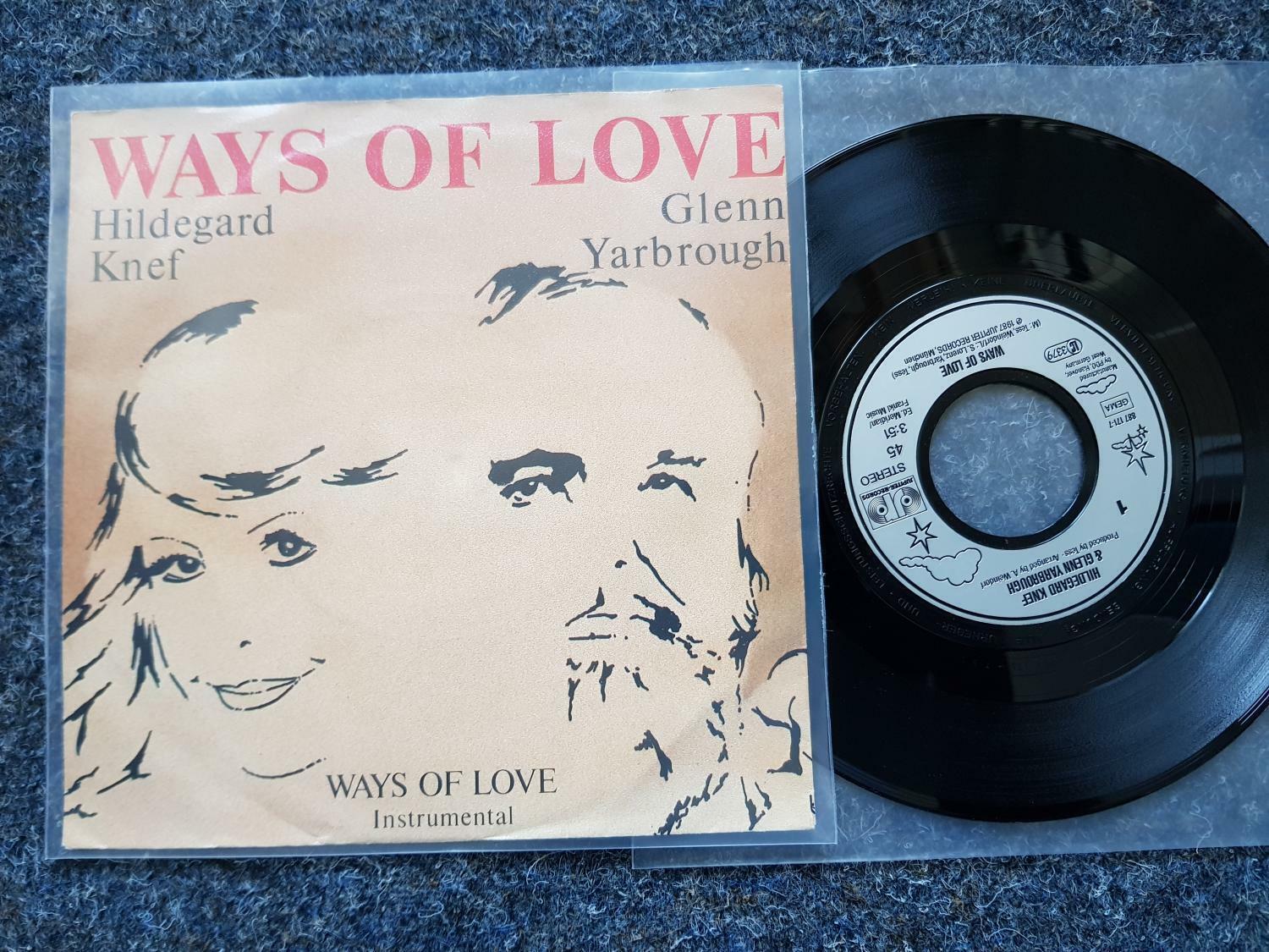 7"" Single Vinyl Hildegard Knef/ Glenn Yarbrough - Ways of love