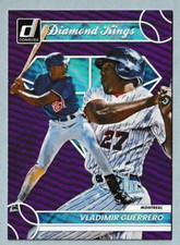 2023 Panini Donruss Baseball Holo Purple Diamond Kings Vladimir Guerrero #27