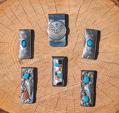 Handcrafted Native American Money Clips   Southwestern Jewelry Accessory