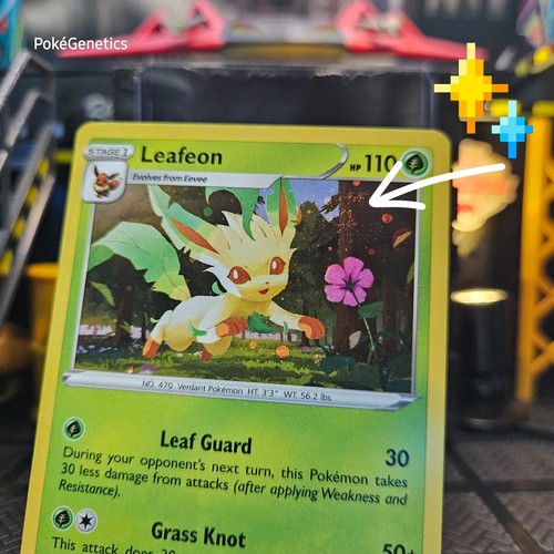 Leafeon Swirl Holo Sword & Shield Cosmos Promo Pokémon TCG SWSH191 - Picture 3 of 8