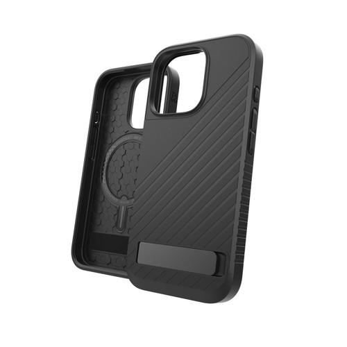 ZAGG Denali Snap Kickstand Case with MagSafe, iPhone 16 Pro, Black