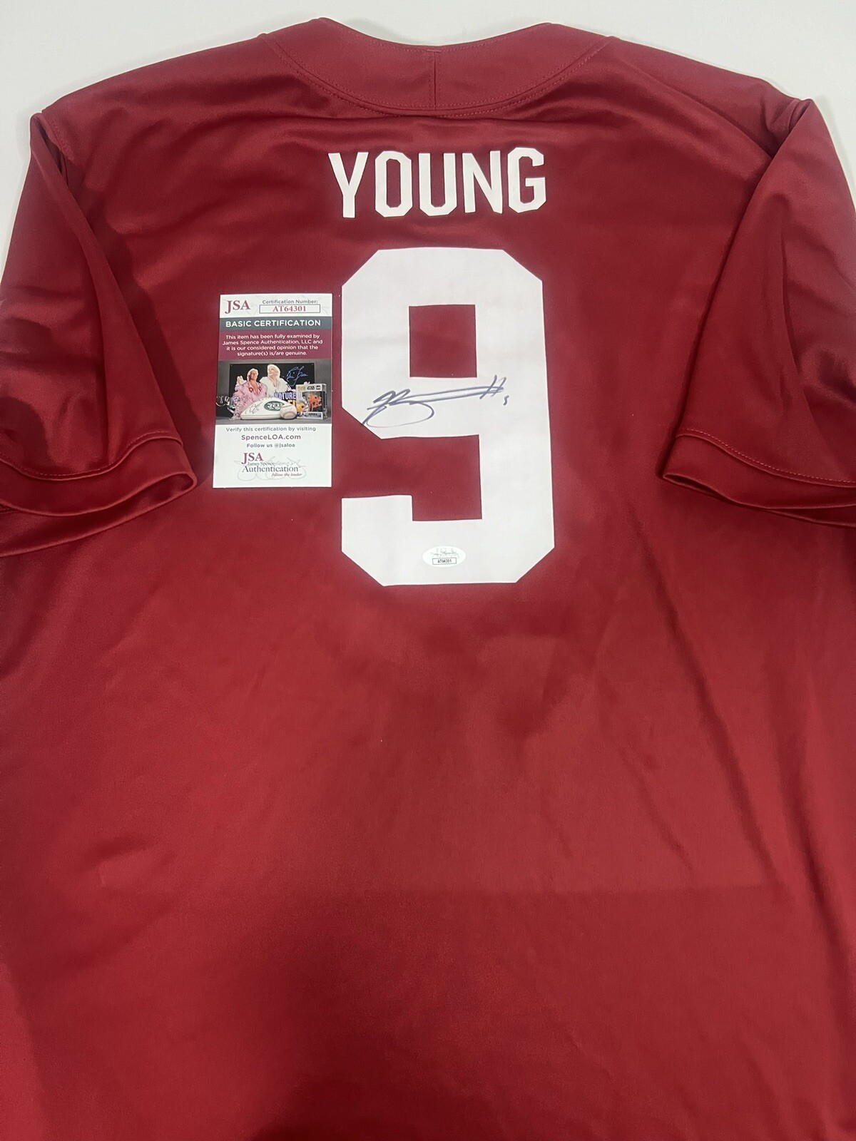 Bryce Young Autographed Signed Alabama Crimson Tide football jersey - JSA COA 