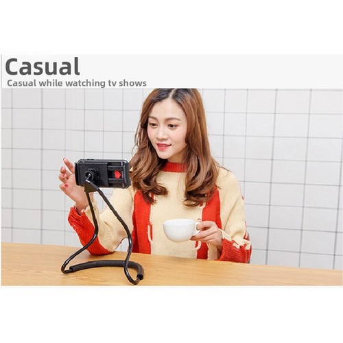 Lazy Holder Tablet Stand For Bedside Desk With Adjustable Length For Live - Photo 5 sur 9