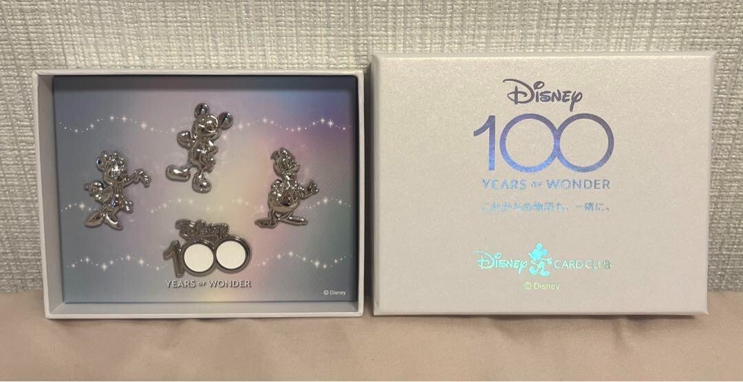 Disney 100 Pin Badge Set Novelty Zinc alloy 100th
